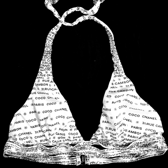 chanel bikini top
